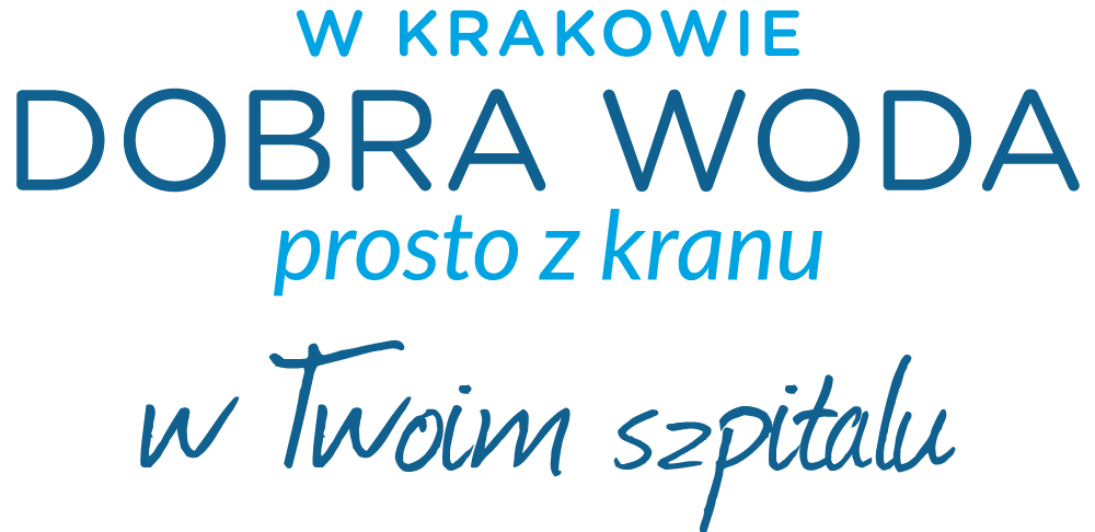 logotyp programu W Krakowie dobra woda prosto z kranu w twoim-szpitalu